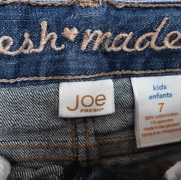 JOE FRESH JEAN SKIRT WITH ANTIQUE BRASS RIVETS 7 - Picture 7 of 7